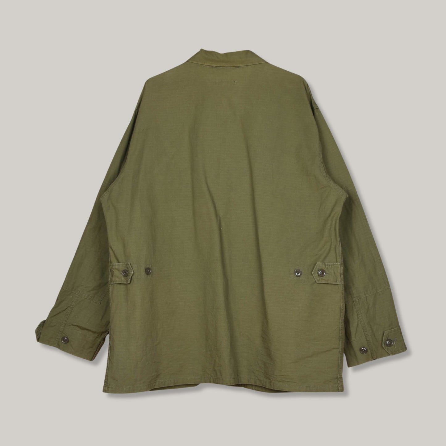 USED ENGINEERED GARMENTS MILITARY FIELD JACKET -  FADED GREEN RIPSTOP