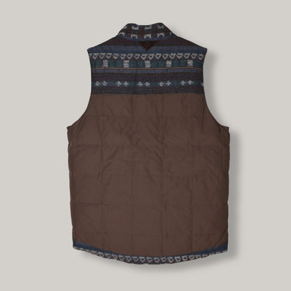 USED WHITE MOUNTAINEERING WIND STOPPER VEST - BROWN