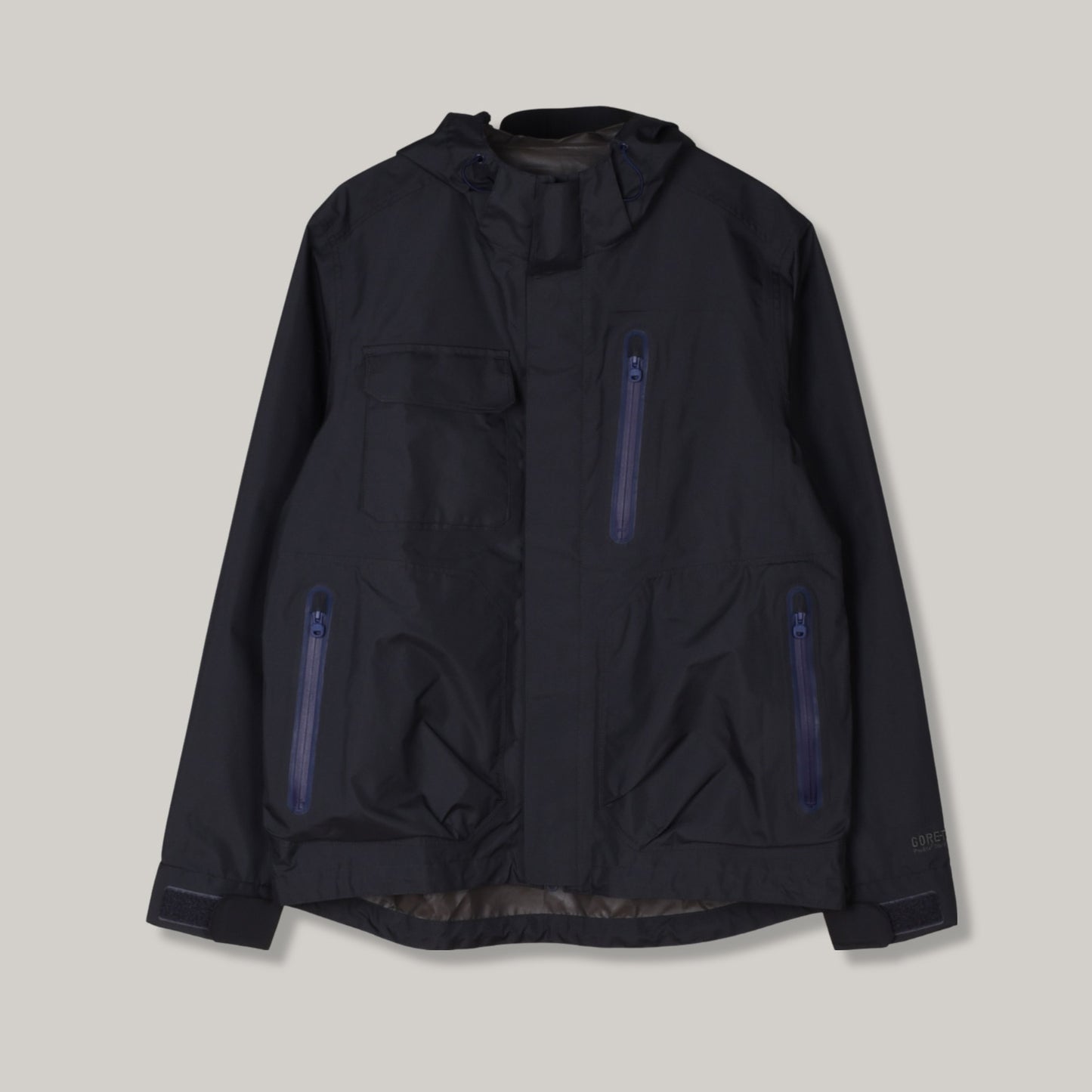 USED WHITE MOUNTAINEERING GORE TEX SHELL JACKET - NAVY