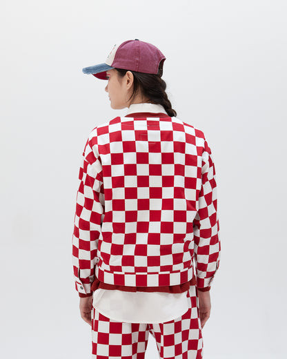 W'MENSWEAR MOHOM SHIRT - RED CHECK