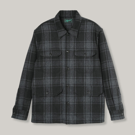 STEVENSON OVERALL CO. WOODLANDER JACKET - CHARCOAL PLAID