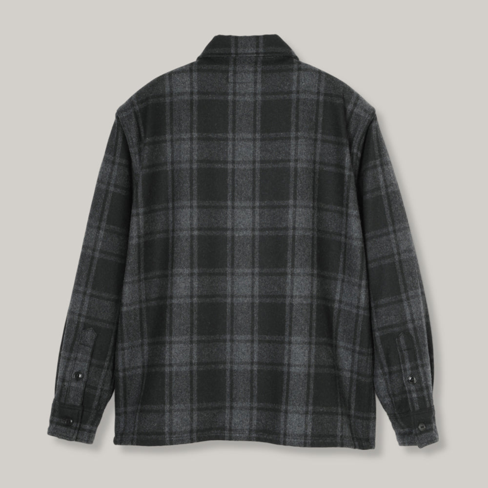 STEVENSON OVERALL CO. WOODLANDER JACKET - CHARCOAL PLAID