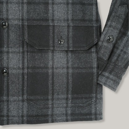 STEVENSON OVERALL CO. WOODLANDER JACKET - CHARCOAL PLAID