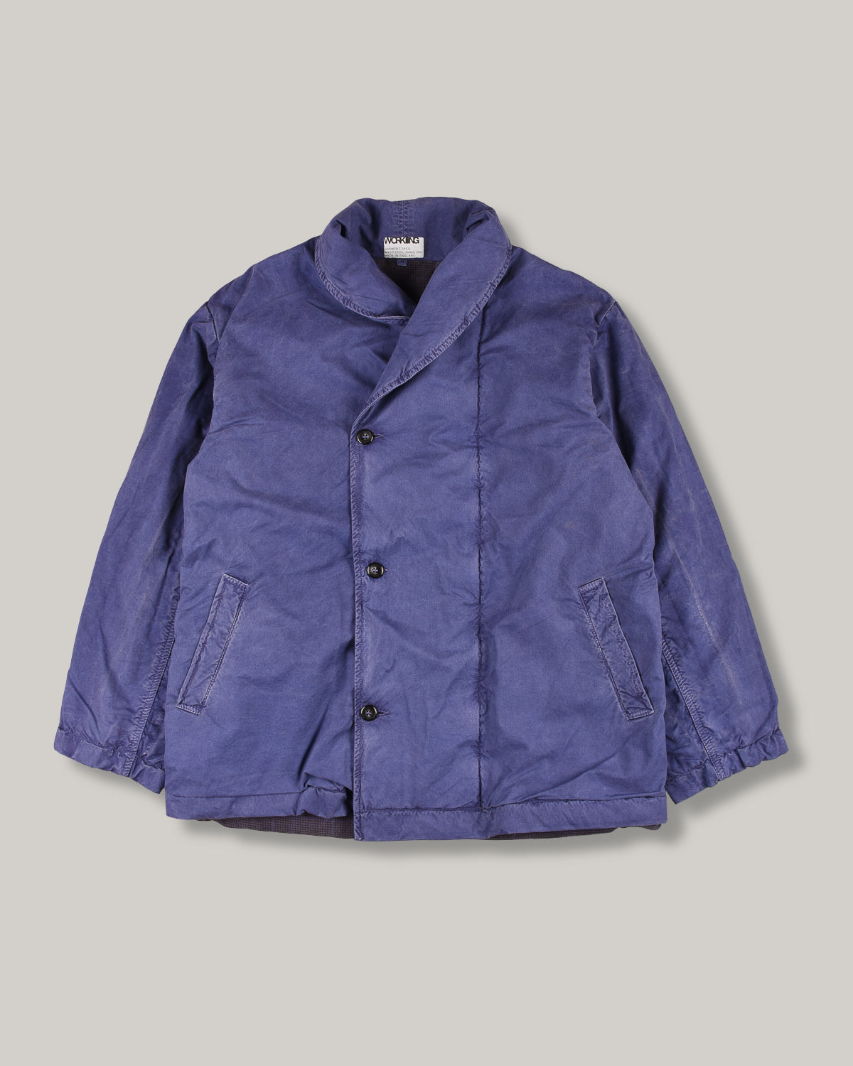 WORKING STEP COAT - PEACHED COTTON OXFORD LOFT - EIFFEL