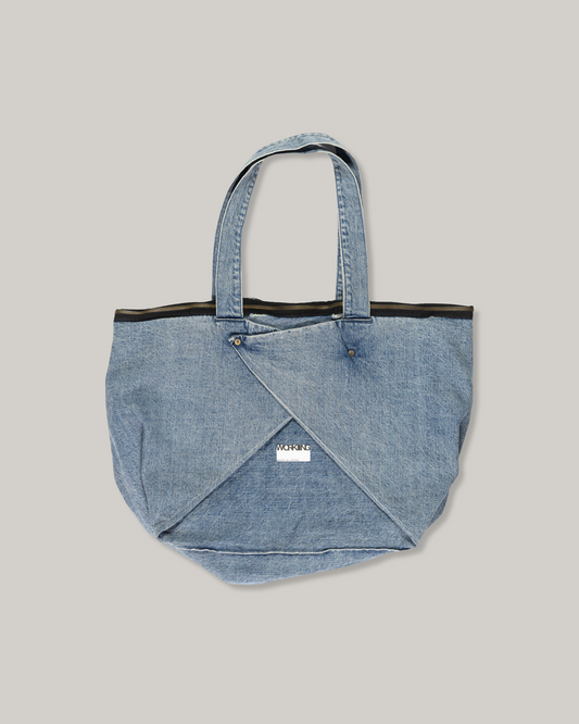 WORKING TAKEOUT BAG - INDIGO STONE WASHED