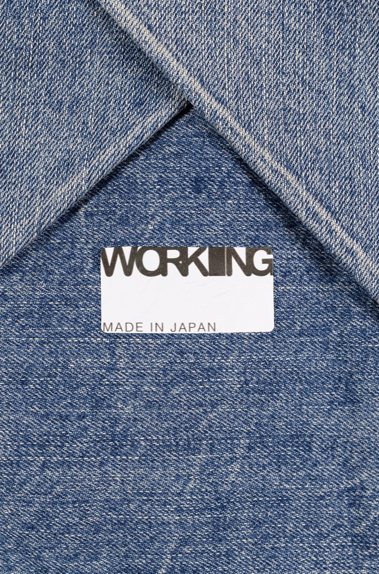 WORKING TAKEOUT BAG - INDIGO STONE WASHED