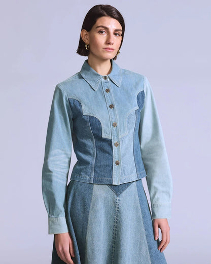 LEVI'S BLUE TAB ROPER SHACKET - SENORITA