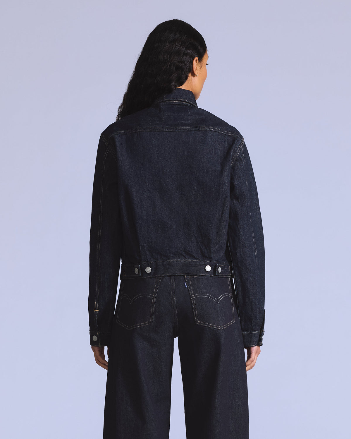 LEVI'S BLUE TAB WOMEN'S CLASSIC TYPE II JACKET -  DARK