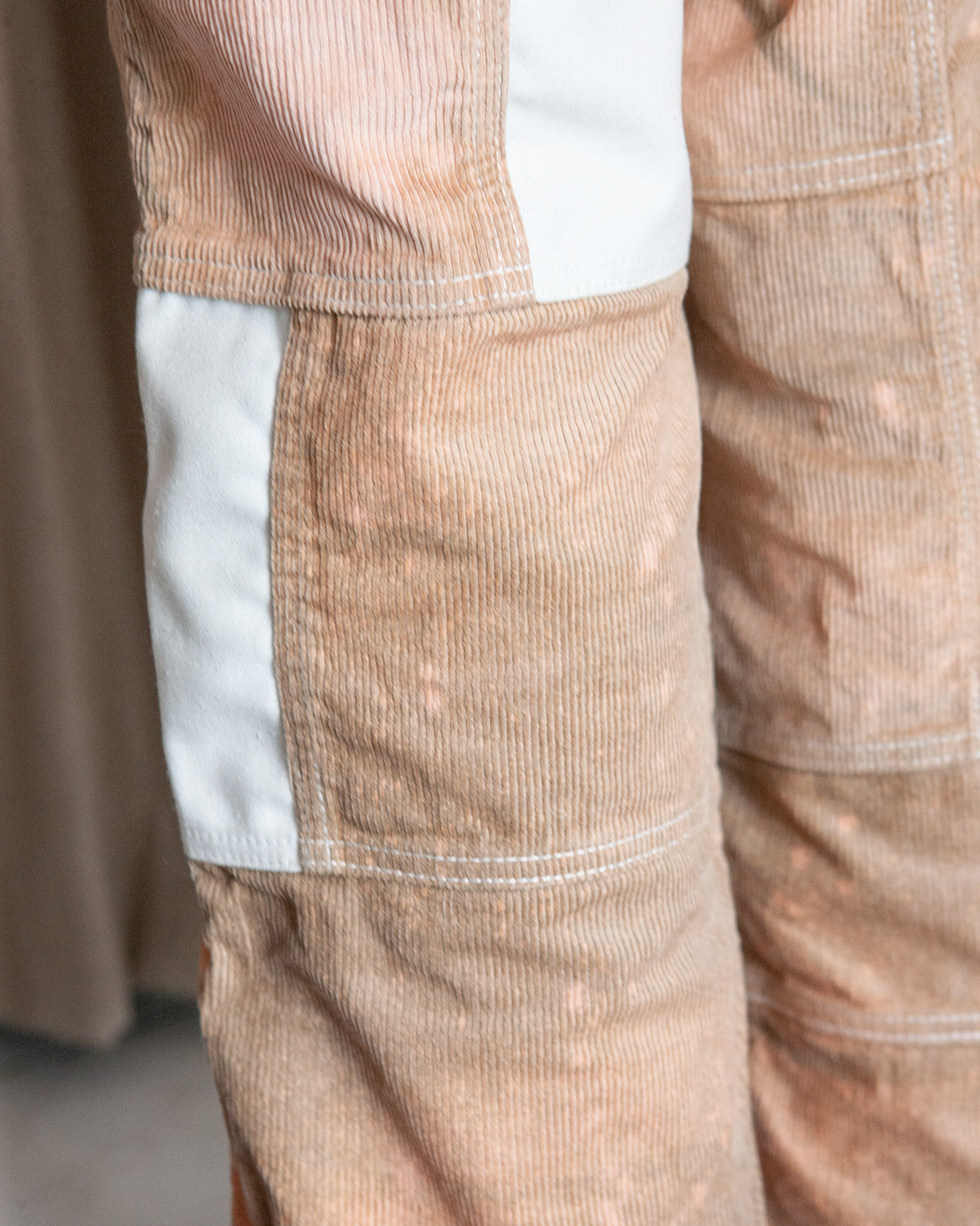 GOOD 'OL WHATS-HER-FACE by W'MENSWEAR FREEDOM FATIGUE TROUSER - CREAM CORDUROY