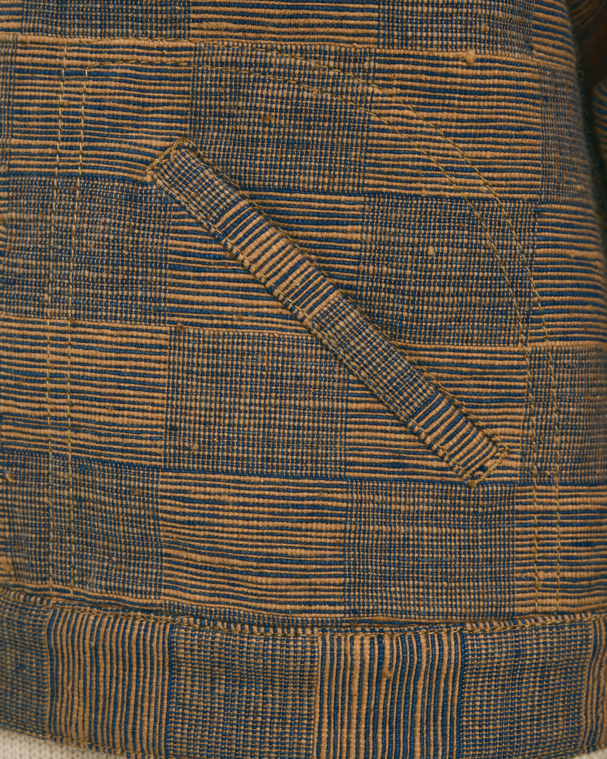 W'MENSWEAR ENGINEER'S JACKET - BEIGE/ BLUE