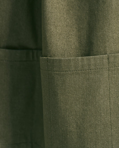 W'MENSWEAR RIDER SKIRT - DARK GREEN DENIM