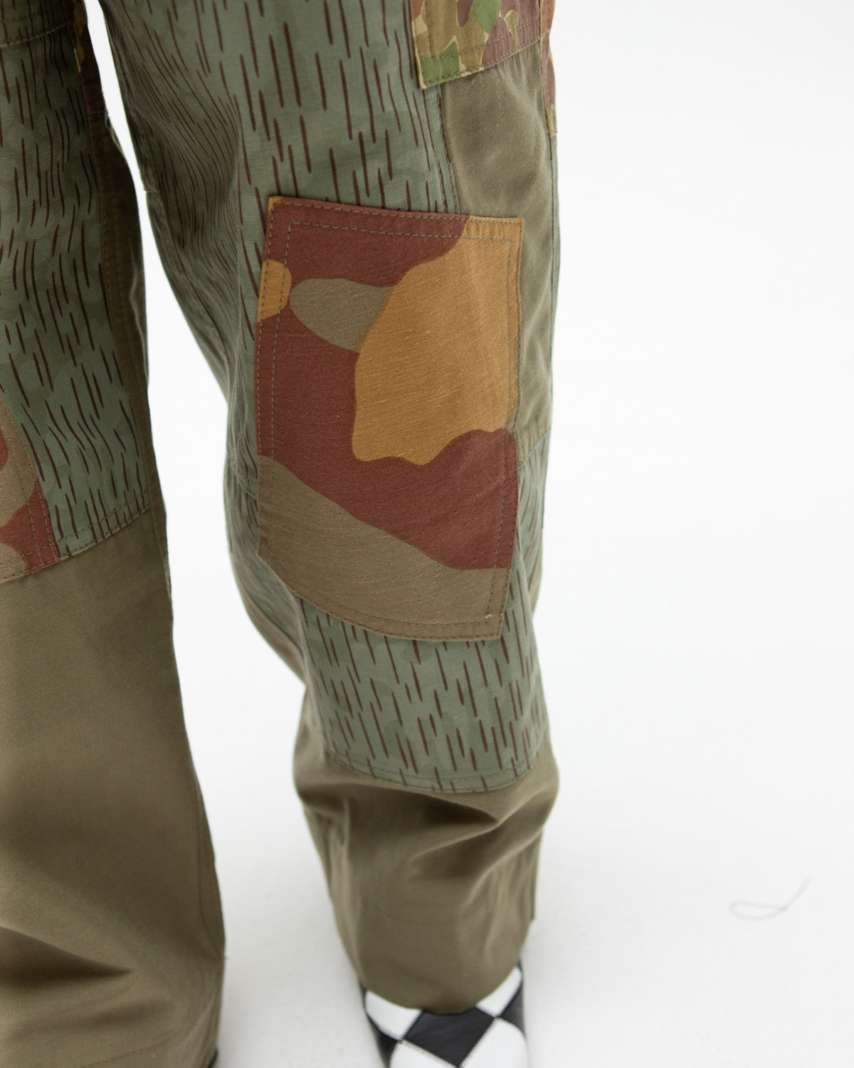 GOOD OL WHATS-HER-FACE BY W'MENSWEAR UNISEX FREEDOM FLIGHT TROUSER - ARMY CAMO