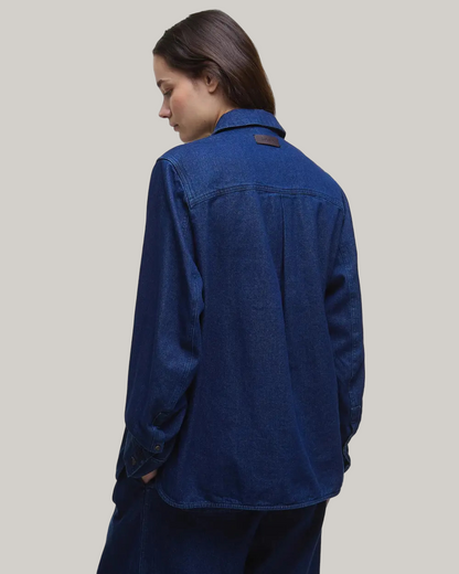 BARBOUR ARLA DENIM OVERSHIRT -  RINSE WASH