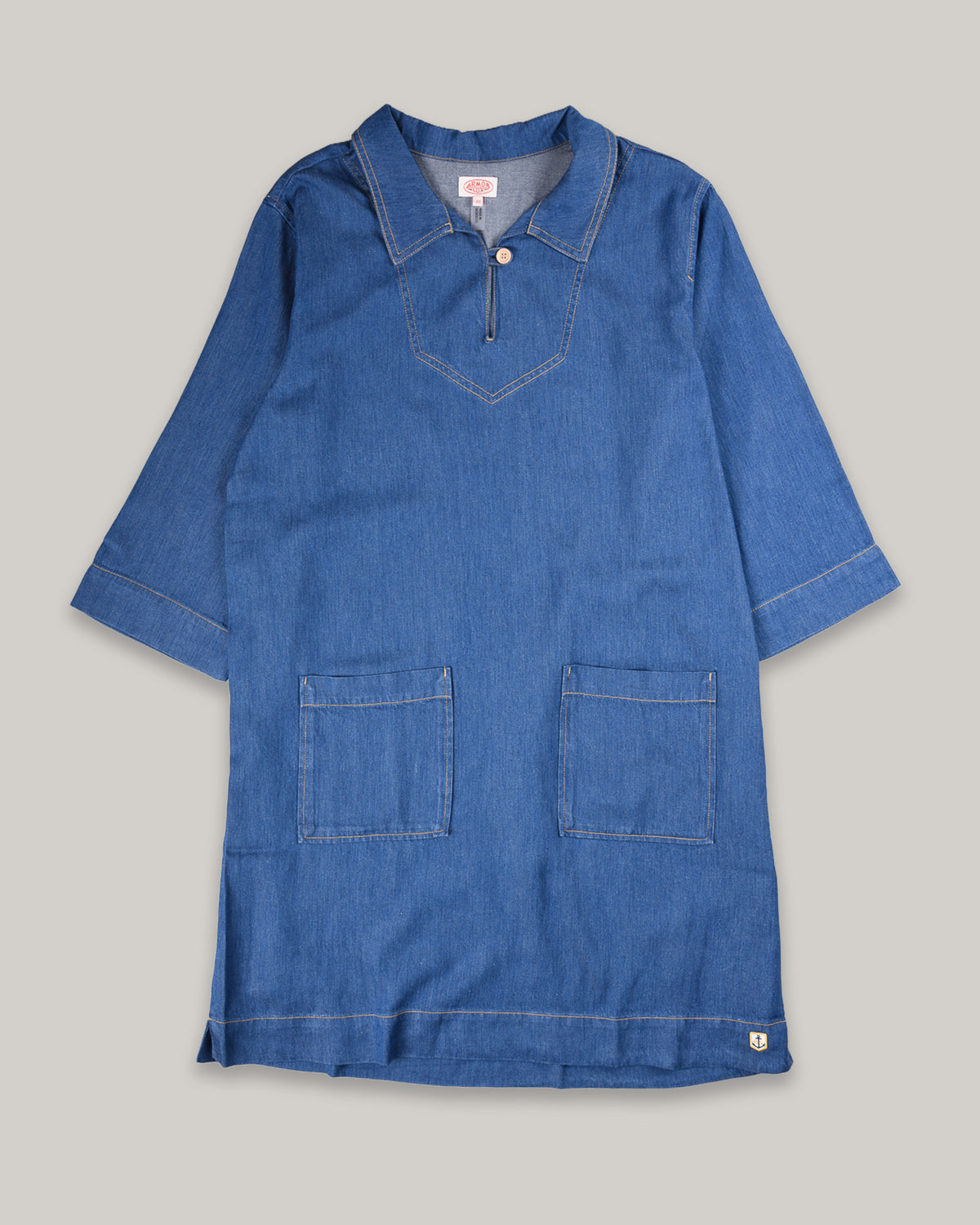 ARMOR LUX LADIES HERITAGE DENIM DRESS - JEAN