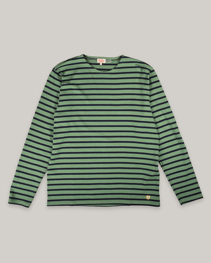 ARMOR LUX HERITAGE BRETON L/S T-SHIRT - IVY/ MARINE DEEP