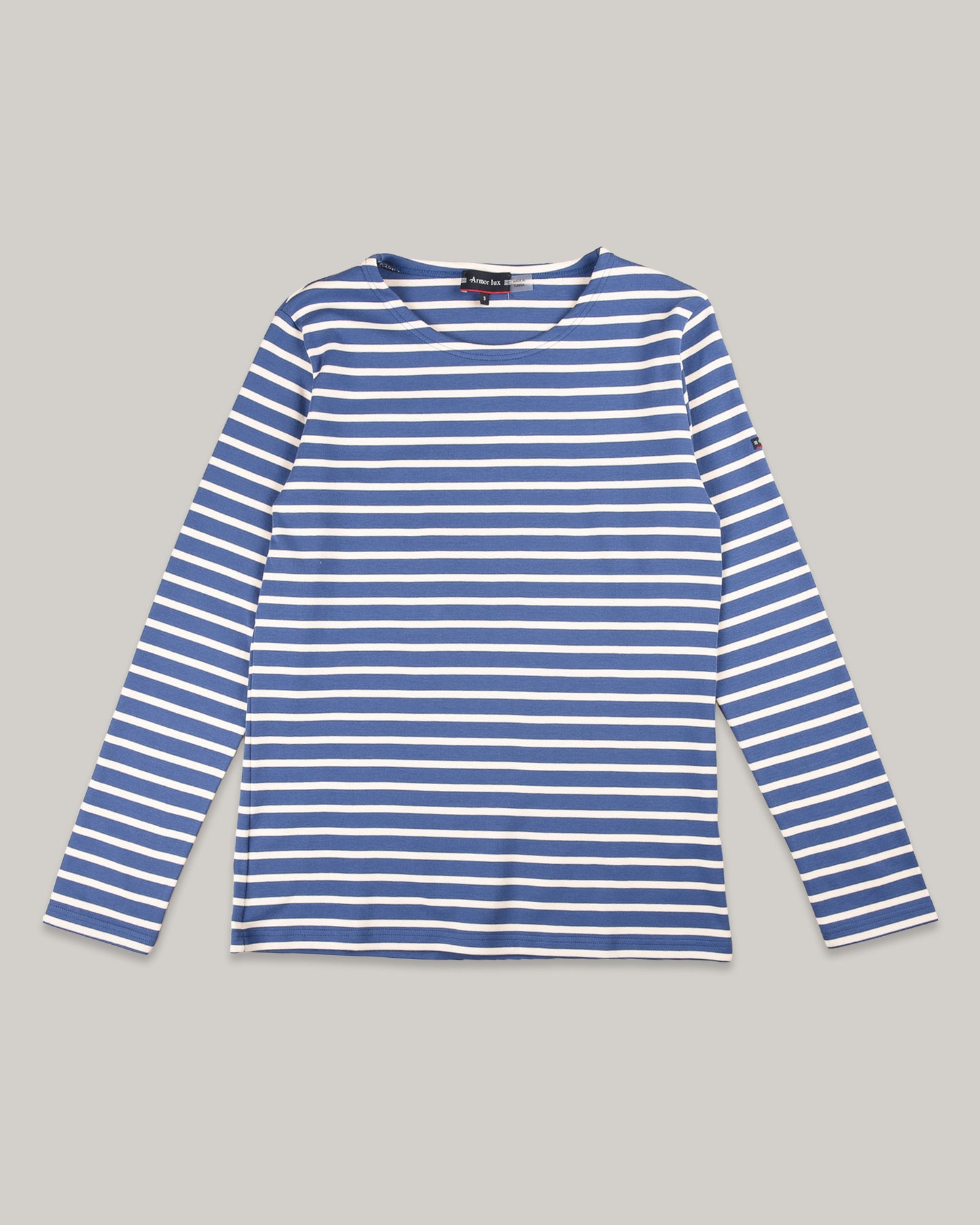 ARMOR LUX LADIES 'LESCONIL' BRETON SHIRT L/S - OBSCUR/ NATURE