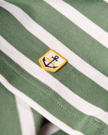 ARMOR LUX HERITAGE STRIPED T-SHIRT - IVY/ WHITE