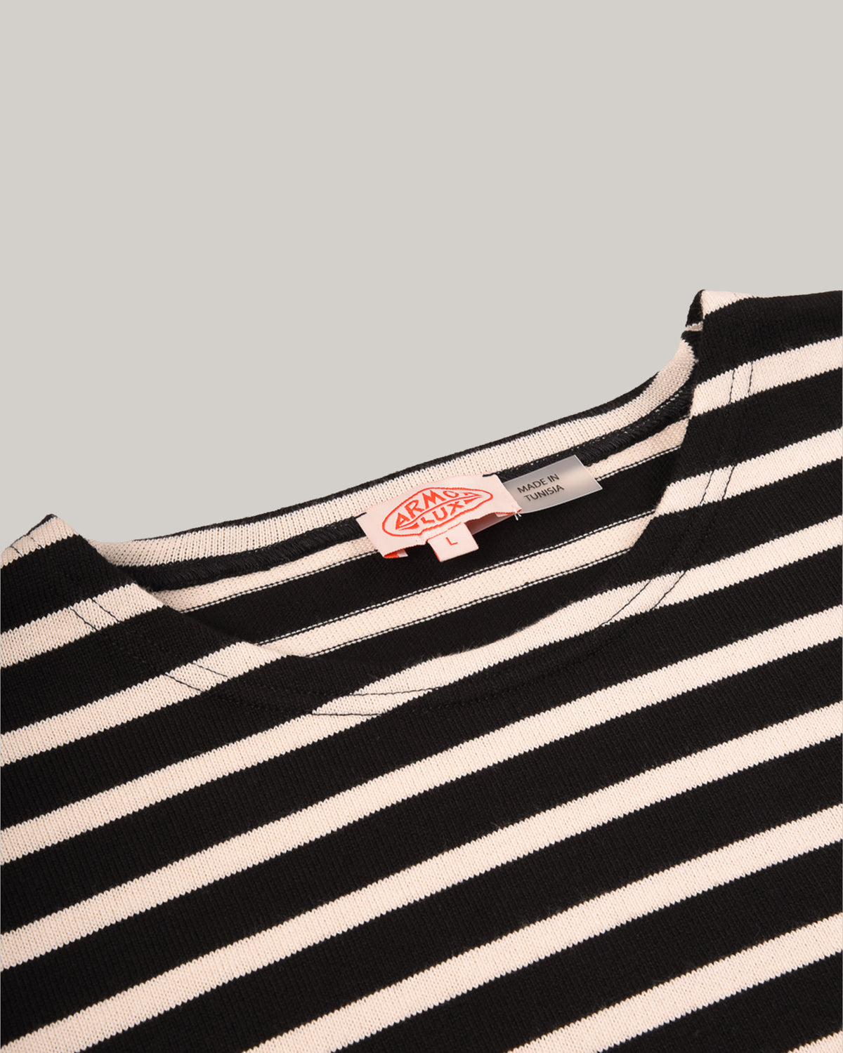 ARMOR LUX HERITAGE BRETON T-SHIRT L/S - BLACK/NATURE