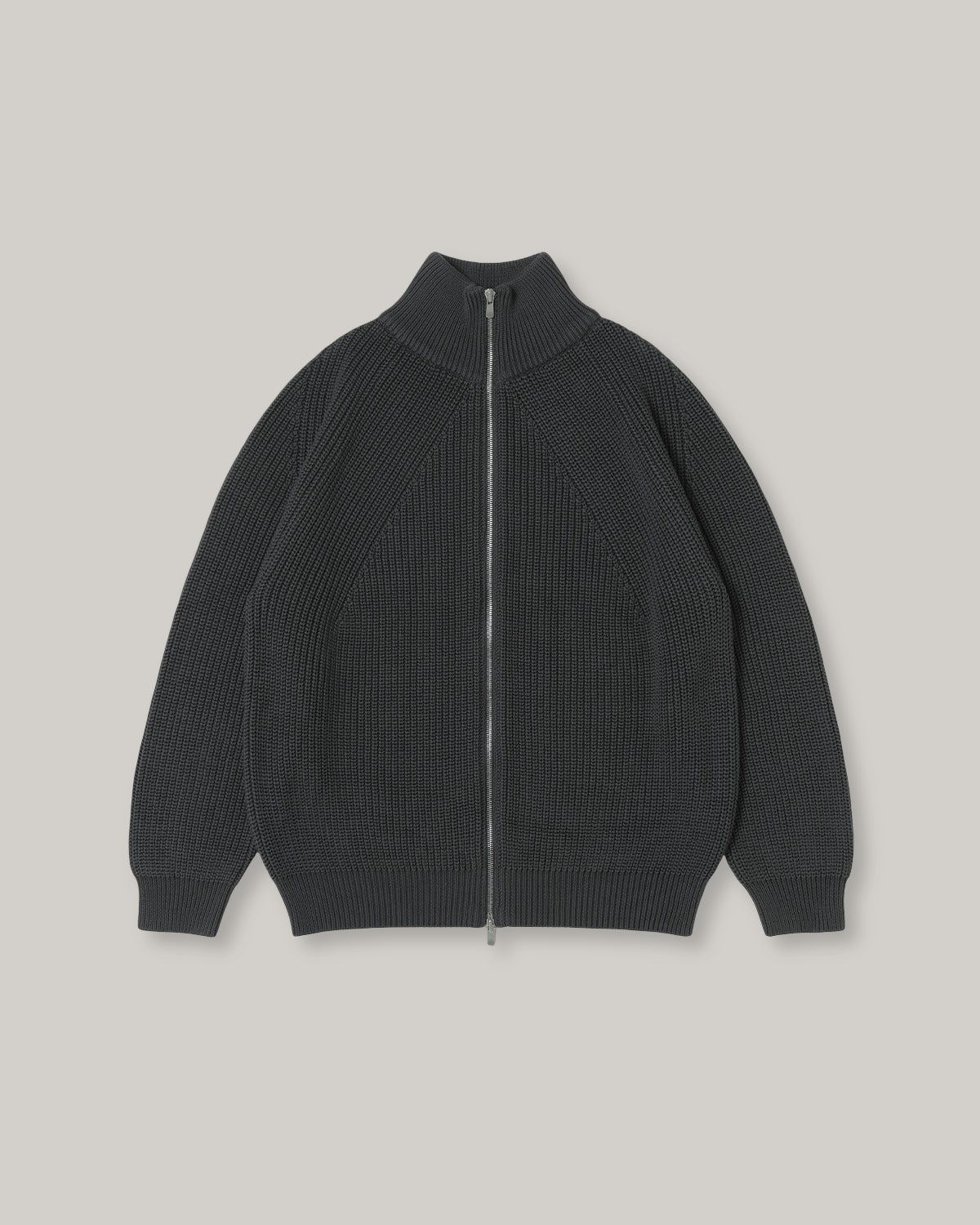 BATONER COTTON SIGNATURE DRIVERS KNIT - CHARCOAL