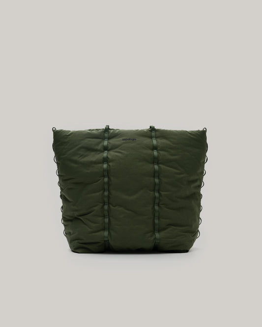 TOPOLOGIE CLOUD TOTE DEEP FOREST WASHED NYLON