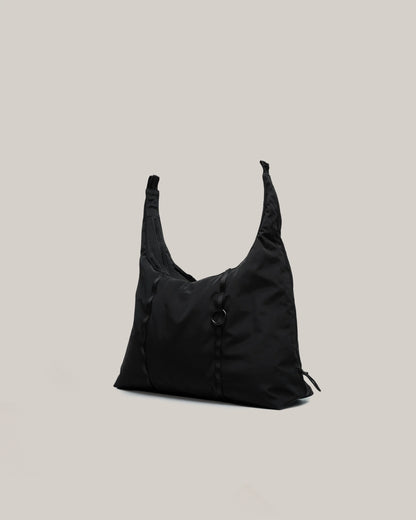 TOPOLOGIE CLOUD HOBO MEDIUM BLACK TECH SATEEN