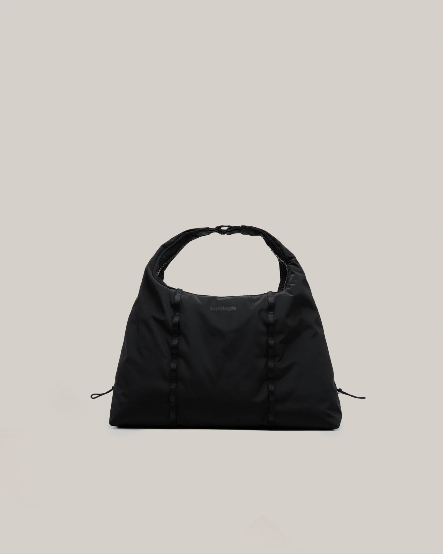 TOPOLOGIE CLOUD HOBO MEDIUM BLACK TECH SATEEN