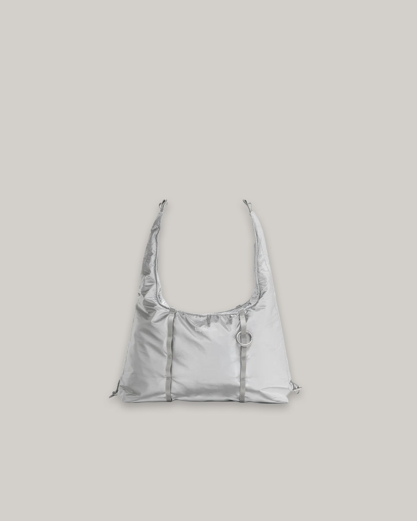 TOPOLOGIE CLOUD HOBO SMALL CHROME SPACE COATED