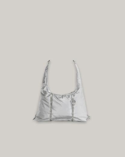 TOPOLOGIE CLOUD HOBO SMALL CHROME SPACE COATED