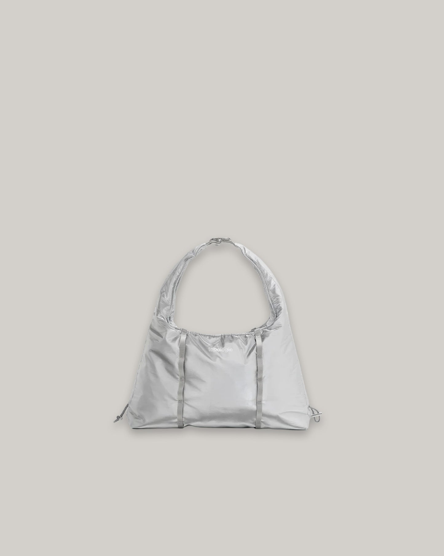 TOPOLOGIE CLOUD HOBO SMALL CHROME SPACE COATED