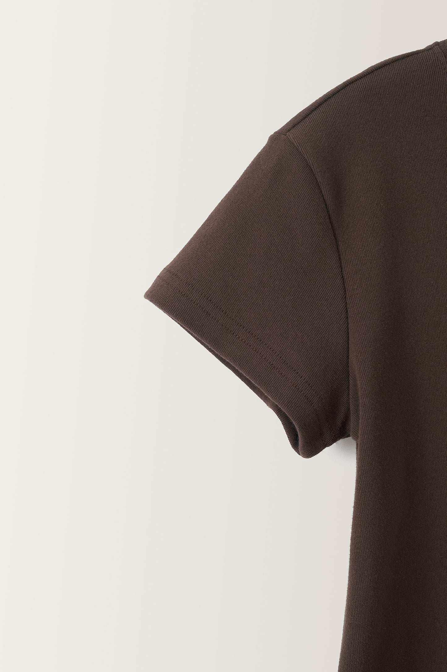 NOTHING WRITTEN 90's T-SHIRT - BROWN