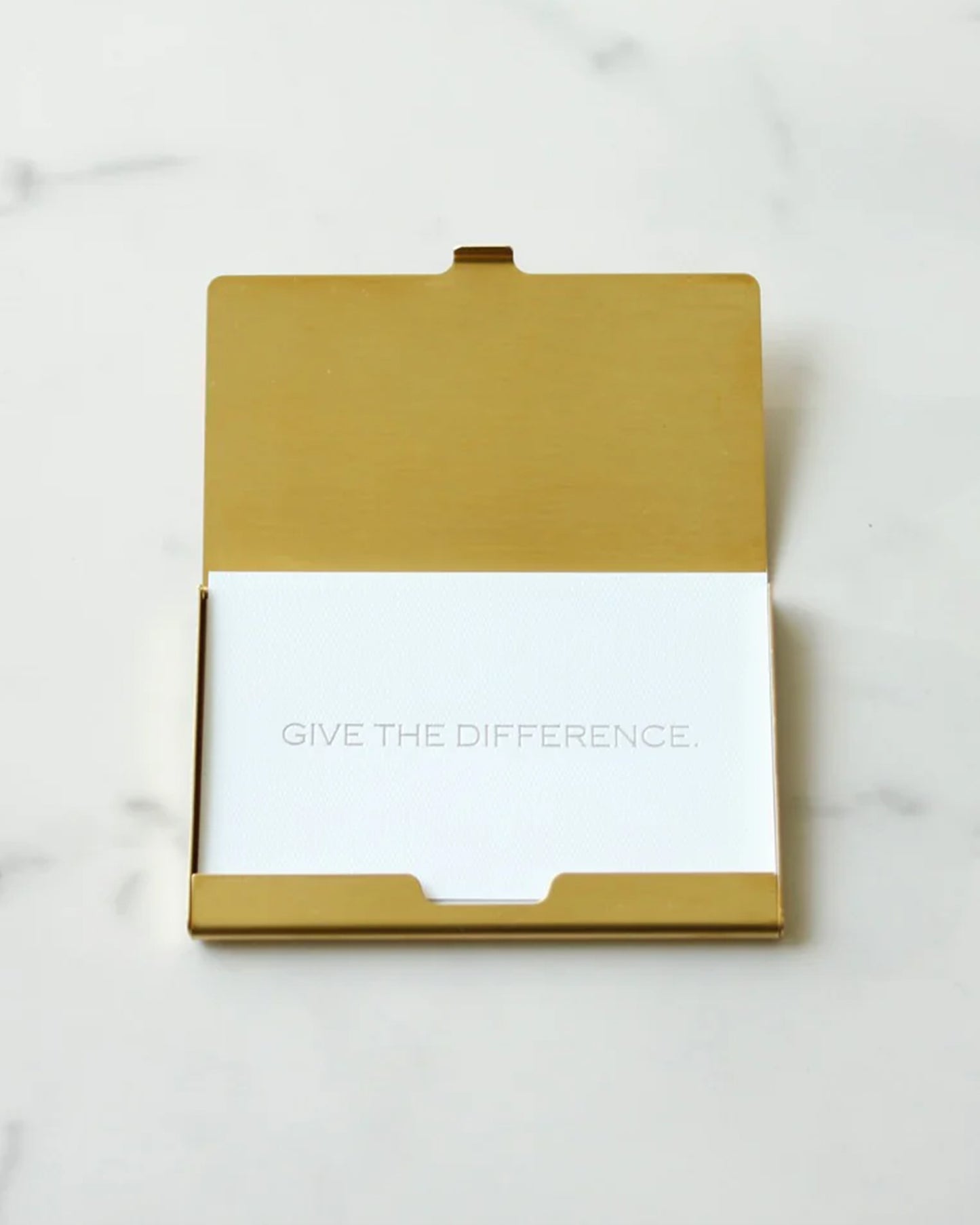 DIARGE BRASS CARD CASE