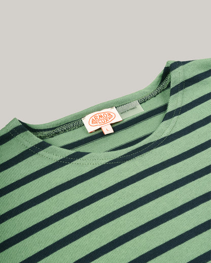 ARMOR LUX HERITAGE BRETON L/S T-SHIRT - IVY/ MARINE DEEP