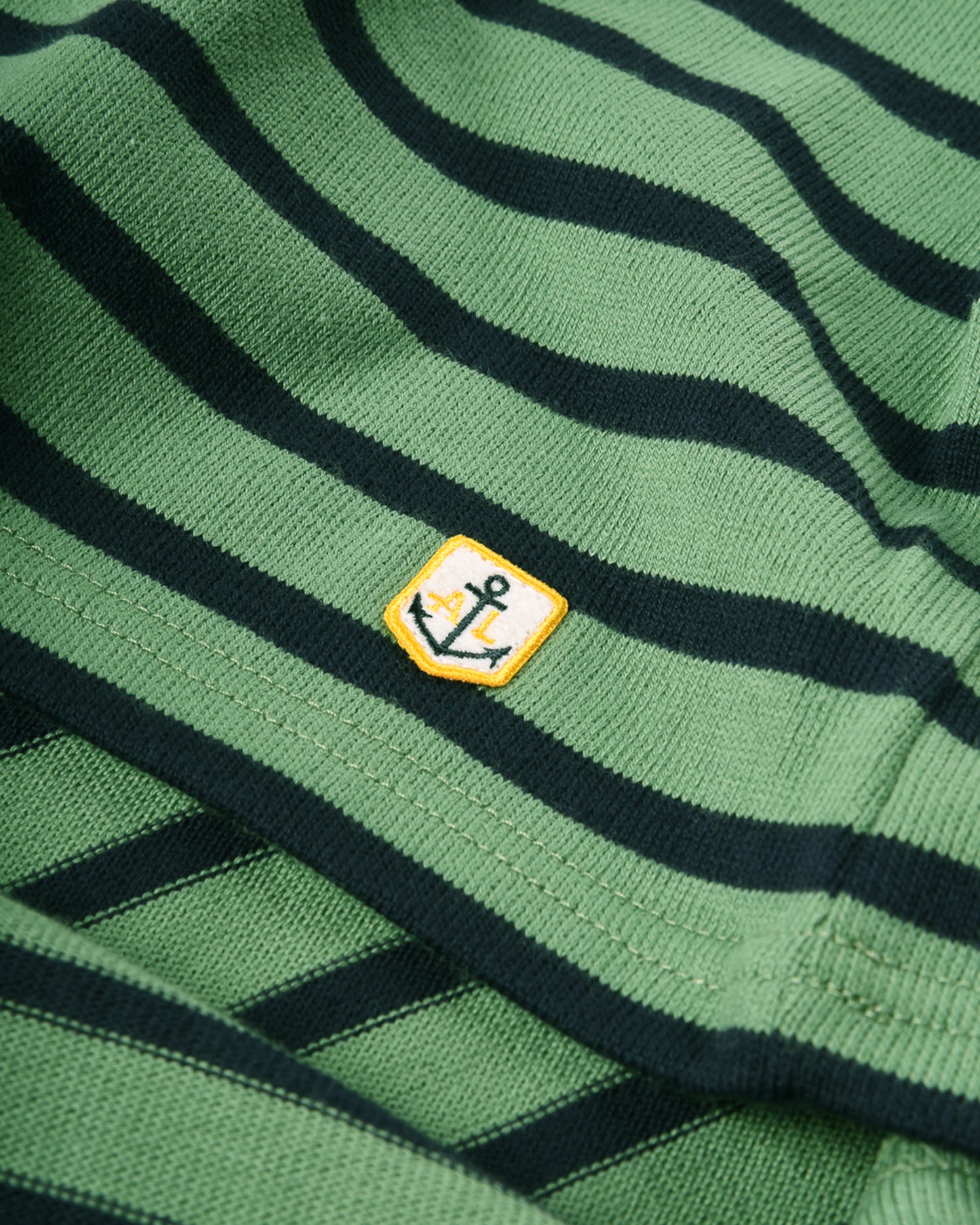 ARMOR LUX HERITAGE BRETON L/S T-SHIRT - IVY/ MARINE DEEP