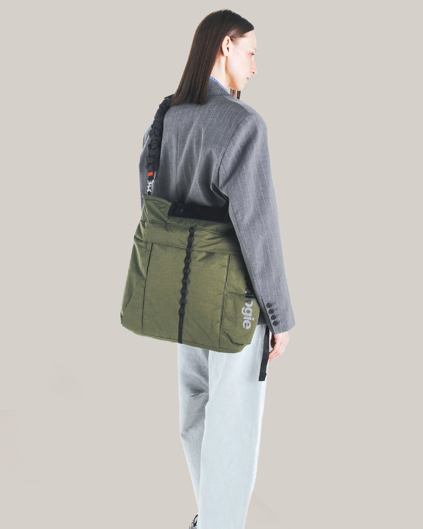 TOPOLOGIE HELMET BAG DEEP FOREST WASHED NYLON