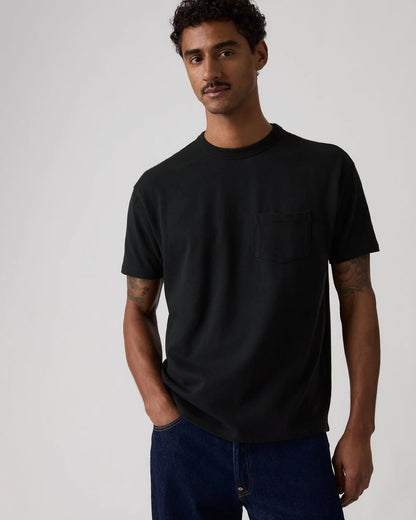 LEVI'S VINTAGE CLOTHING 1960's CASUAL TEE - JET BLACK
