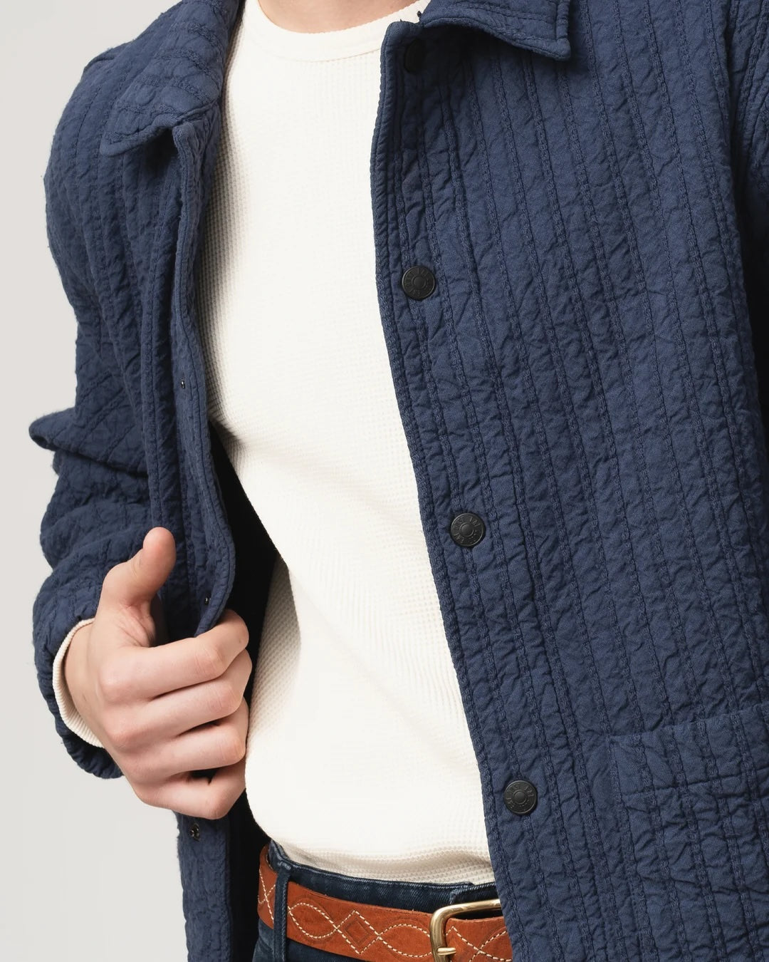EAT DUST SONORA JACKET -  DUTTON JACQUARD - INDIGO