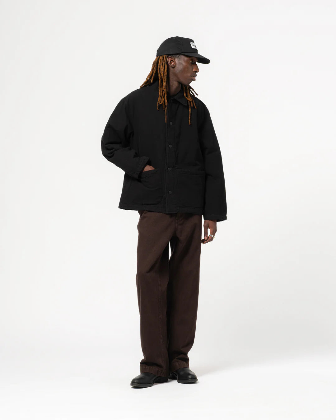 EAT DUST QUILTED SONORA JACKET -  FADED BLACK