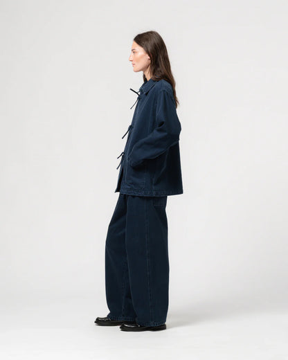 EAT DUST TEMPLE JACKET - BLUE ENIGMA DENIM