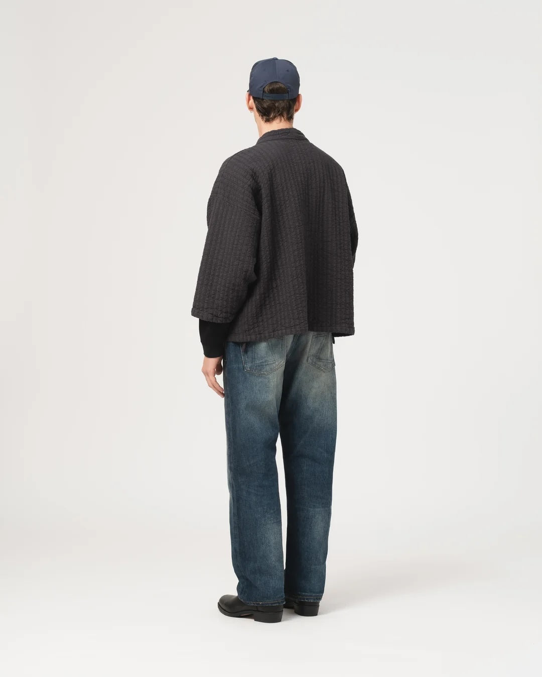 EAT DUST SHOGUN KIMONO - DUTTON JACQUARD - ASPHALT