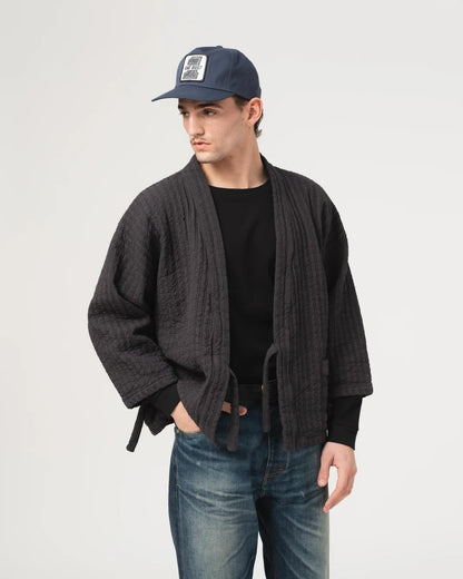 EAT DUST SHOGUN KIMONO - DUTTON JACQUARD - ASPHALT