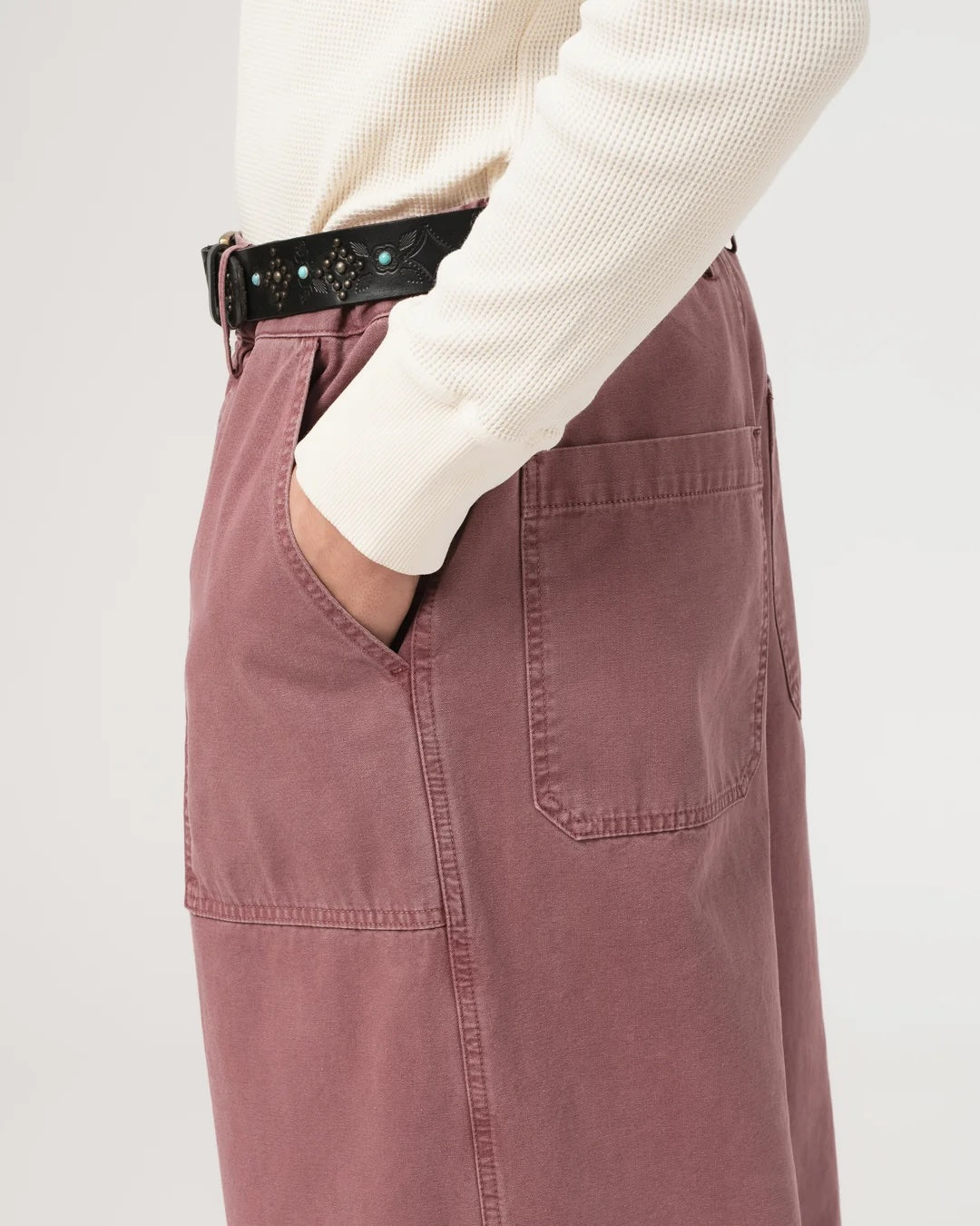 EAT DUST FATIGUE PANTS - DUCK CANVAS - ROSEWOOD