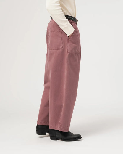 EAT DUST FATIGUE PANTS - DUCK CANVAS - ROSEWOOD