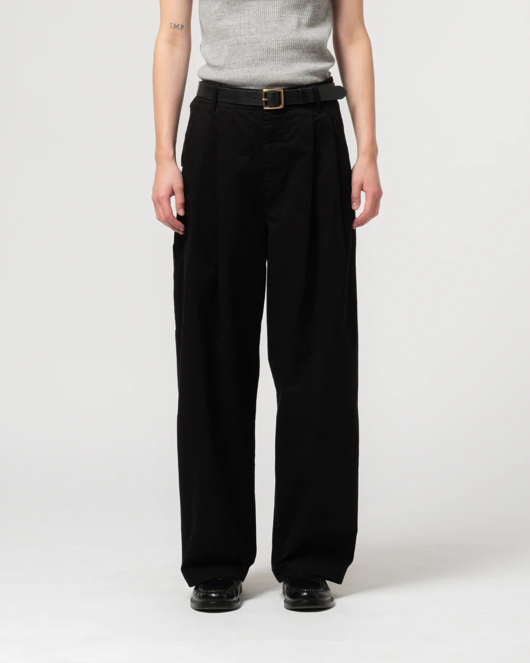 EAT DUST AMBASSADOR PANTS - CRISPY COTTON - BLACK