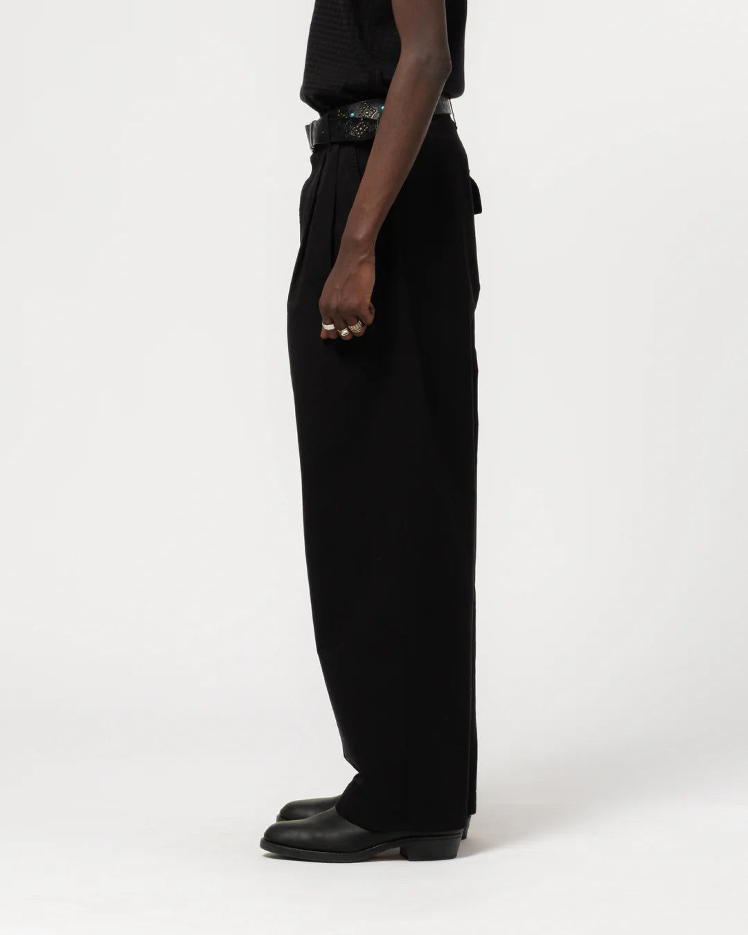 EAT DUST AMBASSADOR PANTS - CRISPY COTTON - BLACK