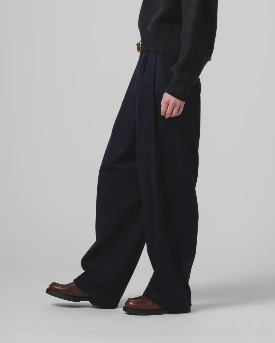 EAT DUST AMBASSADOR PANTS CASHART WOOL - INKT