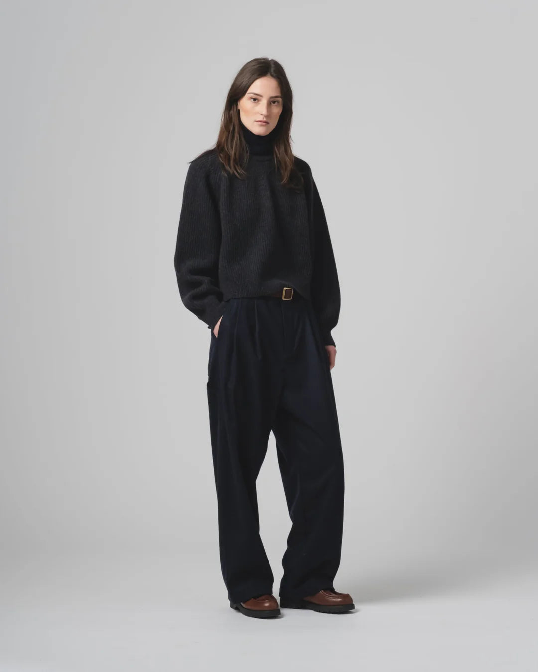 EAT DUST AMBASSADOR PANTS CASHART WOOL - INKT