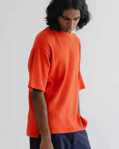 EAT DUST BIG T - COTTON MESH - TANGERINE