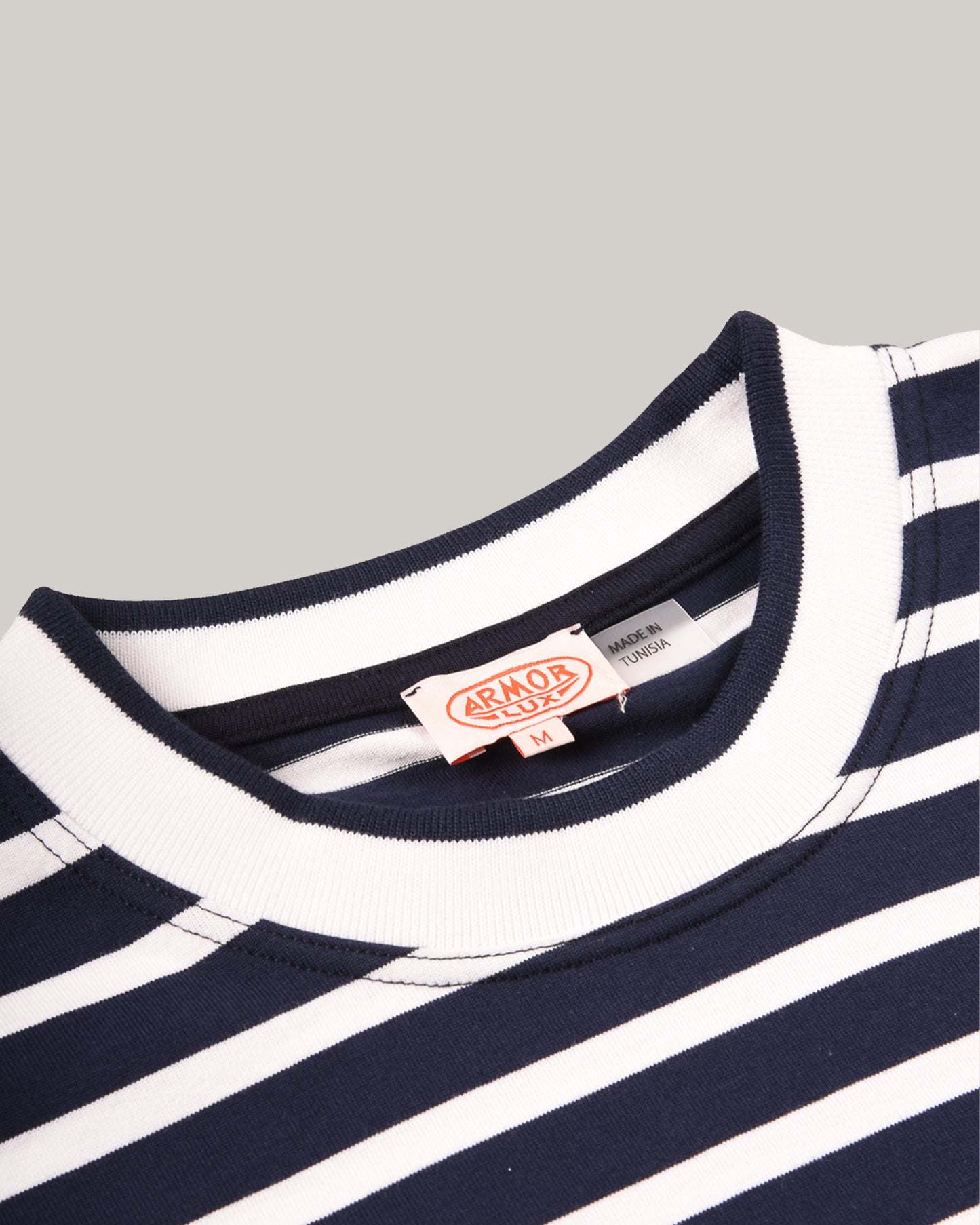 ARMOR LUX HERITAGE STRIPED T-SHIRT - MARINE DEEP/ WHITE