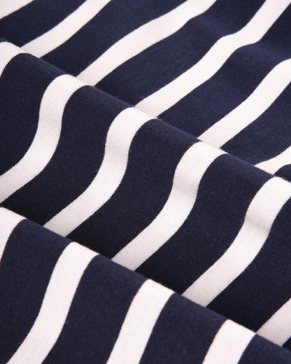 ARMOR LUX HERITAGE STRIPED T-SHIRT - MARINE DEEP/ WHITE