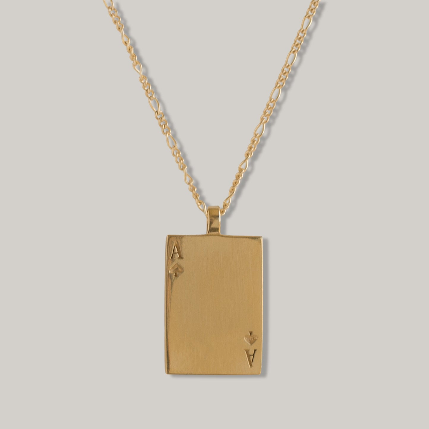 MEREWIF ACE OF SPADES NECKLACE